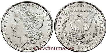 ESTADOS UNIDOS - K-110 - 1 Dolar 1897 - EBC+