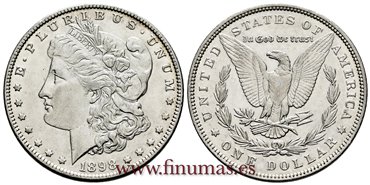 ESTADOS UNIDOS - K-110 - 1 Dolar 1898 - EBC
