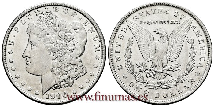 ESTADOS UNIDOS - K-110 - 1 Dolar 1900 - EBC+