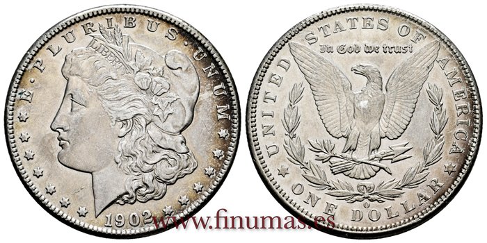 ESTADOS UNIDOS - K-110 - 1 Dolar 1902 O - EBC