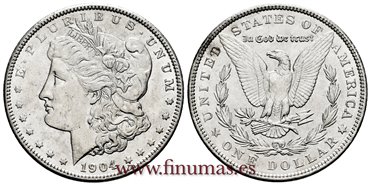 ESTADOS UNIDOS - K-110 - 1 Dolar 1904 - EBC