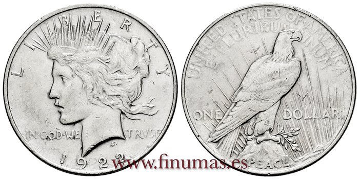 ESTADOS UNIDOS - K-150 - 1 Dolar 1922 - EBC