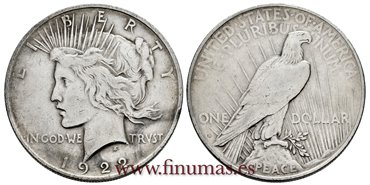 ESTADOS UNIDOS - K-150 - 1 Dolar 1922 D - MBC