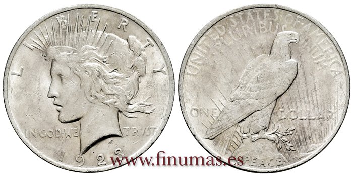 ESTADOS UNIDOS - K-150 - 1 Dolar 1923 - MBC+