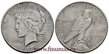 ESTADOS UNIDOS - K-150 - 1 Dolar 1926 S - MBC