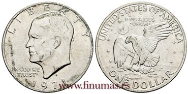 ESTADOS UNIDOS - K-203 - 1 DOLAR 1971 S.  SC-