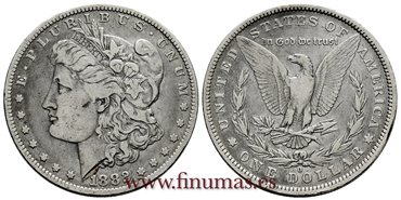 ESTADOS UNIDOS - K-110 - 1 Dolar 1882 O - MBC