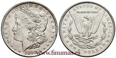 ESTADOS UNIDOS - K-110 - 1 Dolar 1898 - EBC-