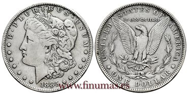 ESTADOS UNIDOS - K-110 - 1 Dolar 1885 O - MBC