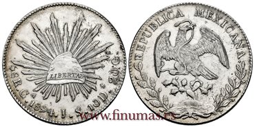 MEXICO - K-377-6 - 8 Reales 1894 Guadalajara J.S. - EBC