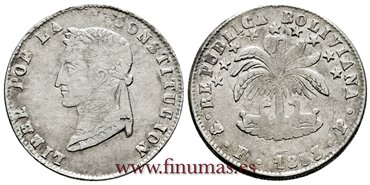  BOLIVIA - K-123-1 - 4 Soles 1853 Pts. FP - MBC