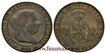 Cy15882.-ISABEL II - 5 Centimos de Escudo 1868 Barcelona OM - MBC