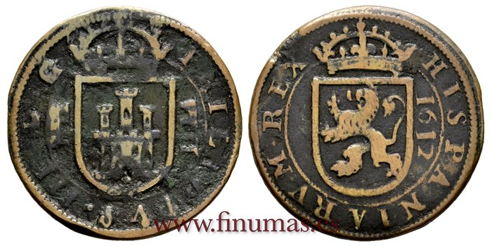 Cy04150.-FELIPE III - 8 Maravedis 1612 Segovia.-MBC-