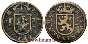 Cy04150.-FELIPE III - 8 Maravedis 1612 Segovia.-MBC-