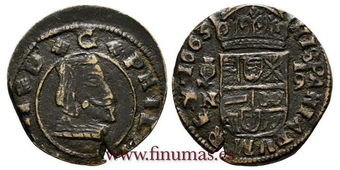 Cy05258.-FELIPE IV - 16 Maravedis 1663 Granada N.-MBC 