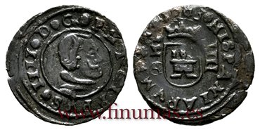 Cy04973a.-FELIPE IV - 4 Maravedis 1663 Cuenca C.A.-MBC 