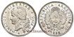ARGENTINA - K-028 - 50 Centavos 1883 - SC. B.O