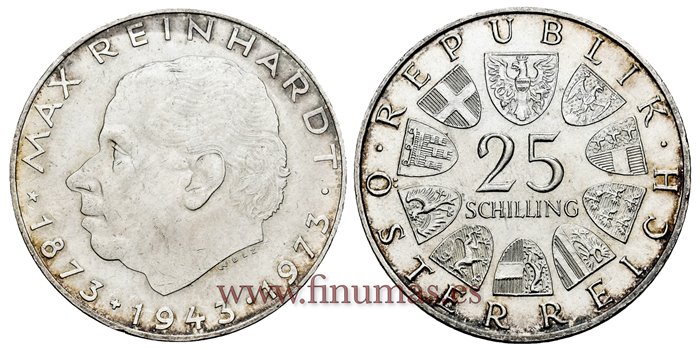 AUSTRIA - K-2915 - 25 SHILLING 1973 - SC