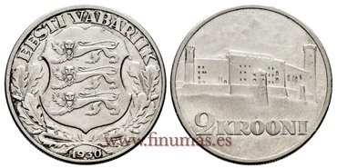 ESTONIA - K-020 - 2 Krooni 1930 - EBC-