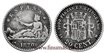 Cy16505.- G.P Y I REPUBLICA - 50 Centimos 1870 - BC+