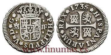 Cy07712.-FELIPE V - 1/2 Real 1738 Madrid J.F.- MBC.