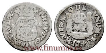 Cy08036.-FELIPE V - 1/2 Real 1746/45 Mexico M.- BC-.