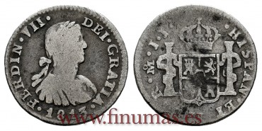 Cy14248.-FERNANDO VII - 1/2 Real 1813 Mexico J.J.- BC.