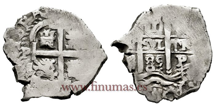 Cy06811.- CARLOS II - 1 Real 1689 Potosi VR.- MBC