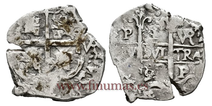 Cy06830.- CARLOS II - 1 Real 1693 Potosi VR.- MBC-