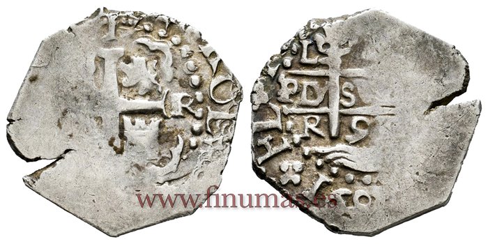 Cy06836.- CARLOS II - 1 Real 1695 Potosi R.- MBC