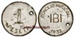 Cy16782.- GUERRA CIVIL - IBI  1 piezas  1937. Latón  niquelado.- MBC