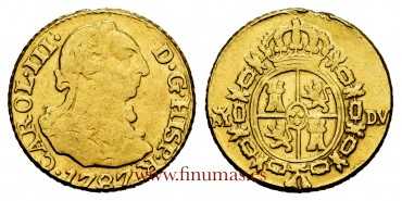 CY11408.- CARLOS III 1/2 ESCUDO 1787 MADRID D.V. - JOYA