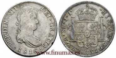 Cy15098.-FERNANDO VII - 8 Reales 1816 Mexico J.J.-MBC+