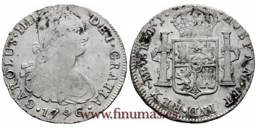 CY13063.- CARLOS IV - 8 Reales 1796 Lima I.J. - E.B.C