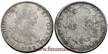 CY13068.- CARLOS IV - 8 Reales 1797 Potosi P.P. - E.B.C