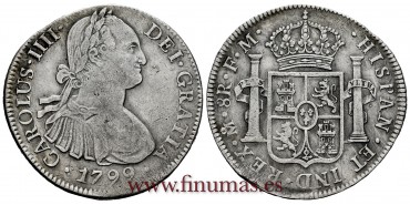 CY13089.- CARLOS IV - 8 Reales 1799 Mexico F.M. -M.B.C.