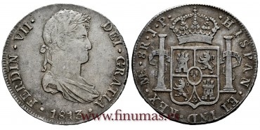 CY15029.- FERNANDO VII - 8 Reales 1813 Lima J.P.  -M.B.C.