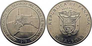 PANAMA - K-053a - 10 BALBOAS 1978 , SC