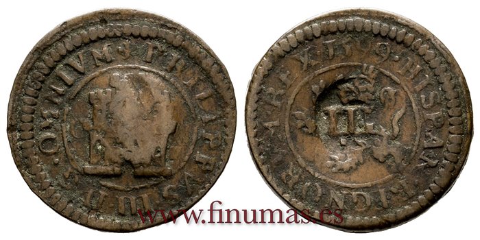 Cy04047.-FELIPE III - 4 Maravedi  1599 Cuenca.-MBC