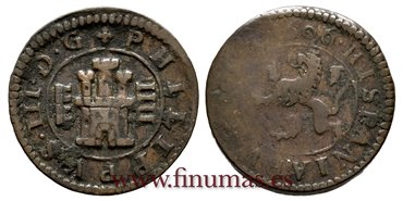 Cy04079.-FELIPE III - 4 Maravedi  1606 Segovia.-MBC