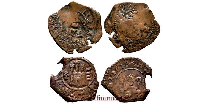 Cy04093-L.-FELIPE III - 4 Maravedi  1606 y 1618 Toledo.-BC