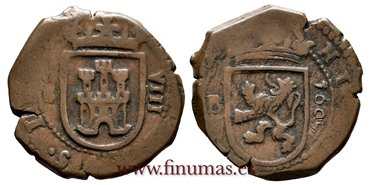 Cy04143.-FELIPE III - 8 Maravedi  1609 Burgos.-MBC