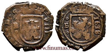 Cy04160.-FELIPE III - 8 Maravedi  1618 Burgos.-BC+