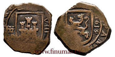 Cy04173.-FELIPE III - 8 Maravedi  1619 Segovia.-BC