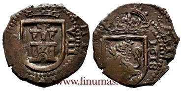 Cy04146.-FELIPE III - 8 Maravedi  1618 Cuenca.-BC-