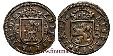 Cy04164.-FELIPE III - 8 Maravedi  1618 Segovia.-EBC