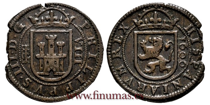 Cy04137.-FELIPE III - 8 Maravedi  1606 Segovia.-EBC