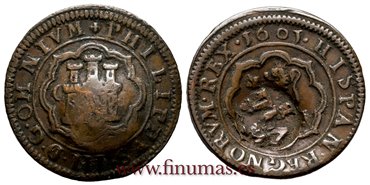Cy04059.-FELIPE III - 8 Maravedi  1601 Cuenca.-MBC