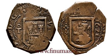 Cy05024.-FELIPE IV - 8 Maravedi  1621 Toledo.-BC+