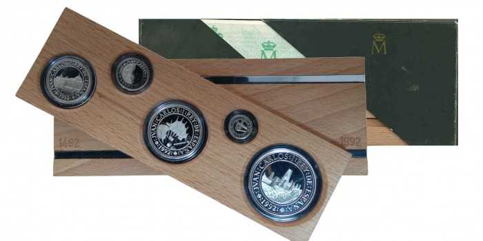 1992 - V Centenary set of 5 pieces - IV series